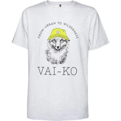 VAI-KO Adventurer Fox T-shirt - Grey Melange - Unisex - M - Partioaitta, kuva 1 / 1