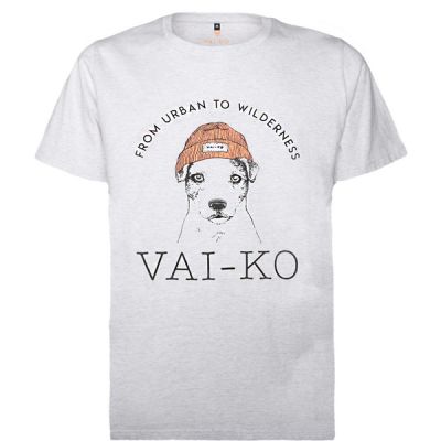 VAI-KO Boss Dog T-shirt - Grey Melange - Unisex - S - Partioaitta