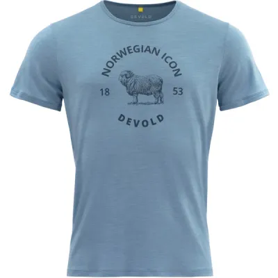 Devold Bagge Merino 130 Tee Man - Moon - Miehet - XL - Partioaitta, kuva 1 / 1