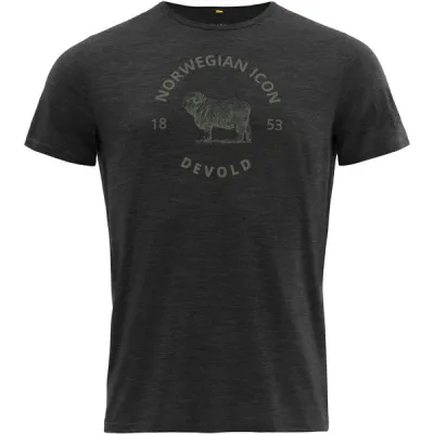 Devold Bagge Merino 130 Tee Man - Anthracite - Miehet - L - Partioaitta, kuva 1 / 1