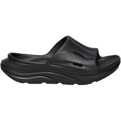 Hoka U Ora Recovery Slide 3 - Black / Black - Unisex - 11/13 - Partioaitta