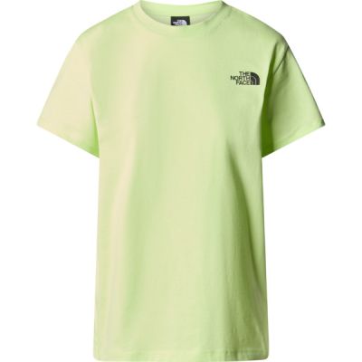 The North Face W S/s Relaxed Redbox Tee - Astro Lime - Naiset - L - Partioaitta