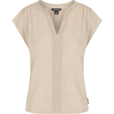 Sherpa Hara Cap Sleeve Top - Goa Sand - Naiset - S - Partioaitta, kuva 1 / 1