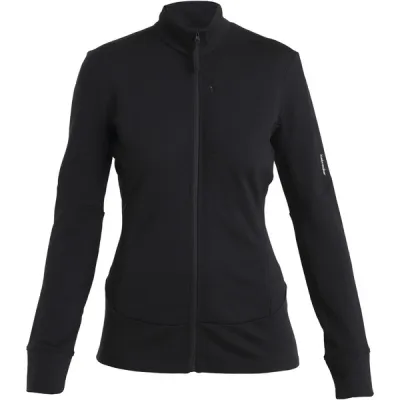 Icebreaker Women Merino 260 Quantum Iv Ls Zip - Black - Naiset - S - Partioaitta, kuva 1 / 1