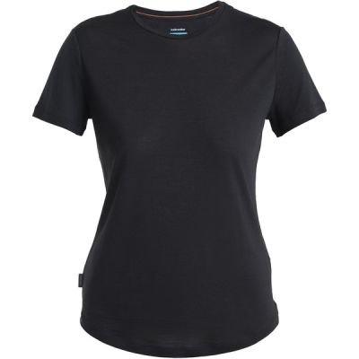 Icebreaker W Merino 125 Cool-lite Sphere Iii Ss Tee - Black - Naiset - L - Partioaitta