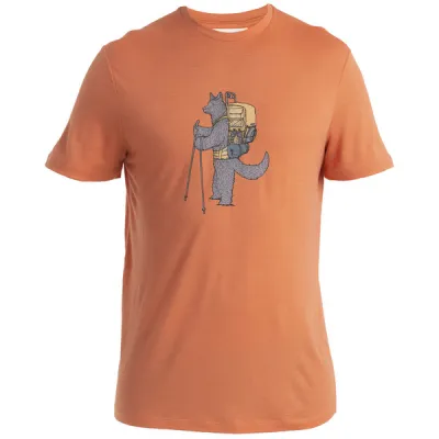 Icebreaker Men Merino 150 Tech Lite Iii Ss Tee Tech Head - Ember - Miehet - XL - Partioaitta, kuva 1 / 1