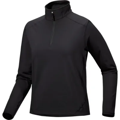 Arc'teryx Kyanite Lightweight Zip Neck W - Black - Naiset - M - Partioaitta, kuva 1 / 1