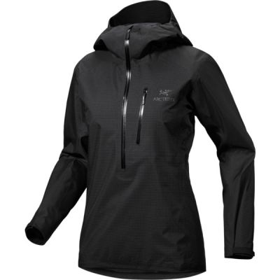 Arc'teryx Alpha Lightweight Anorak W - Black - Naiset - XL - Partioaitta