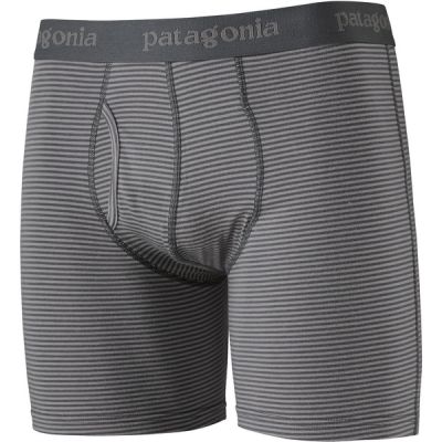 Patagonia M' S Essential Boxer Briefs - 6 In. - Fathom: Forge Grey - Miehet - XL - Partioaitta