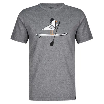 FRILUFTS Lakhiri Printed T-shirt - Smoked Pearl Seagull Sup - Miehet - S - Partioaitta, kuva 1 / 1