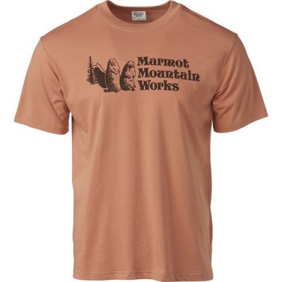Marmot Mmw Tee Ss - Sunburn - Miehet - XXL - Partioaitta