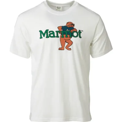 Marmot Leaning Marty Tee Ss - White/clover - Miehet - S - Partioaitta, kuva 1 / 1