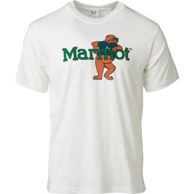 Marmot Leaning Marty Tee Ss - White/clover - Miehet - M - Partioaitta