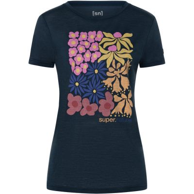 Supernatural W Mat Is Tee - Blueberry/various - Naiset - L - Partioaitta | Alk. 55,96 €