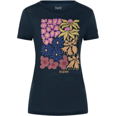 Supernatural W Mat Is Tee - Blueberry/various - Naiset - L - Partioaitta, kuva 1 / 1
