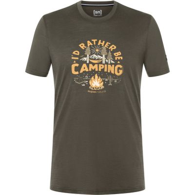 Supernatural M No Glamping Tee - Black Ink/various - Miehet - L - Partioaitta