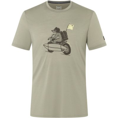 Supernatural M Naked Bear Tee - Dried Sage/canteen/yellow Iris - Miehet - XL - Partioaitta