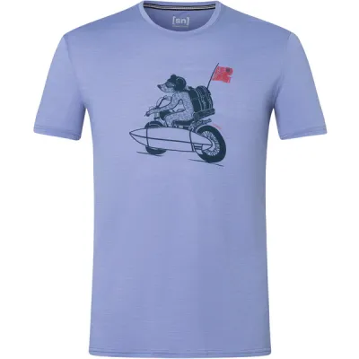 Supernatural M Naked Bear Tee - Blue Violet/blueberry/smile - Miehet - S - Partioaitta, kuva 1 / 1