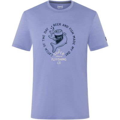 Supernatural M Juho S Finest Tee - Blue Violet/blueberry/selmolin - Miehet - XL - Partioaitta