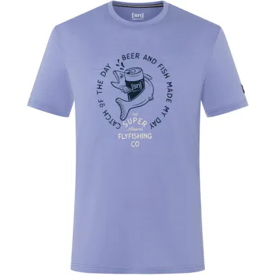 Supernatural M Juho S Finest Tee - Blue Violet/blueberry/selmolin - Miehet - XL - Partioaitta, kuva 1 / 1