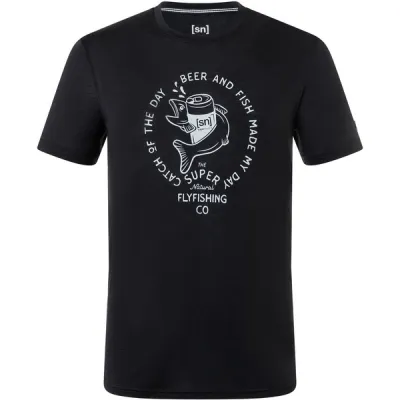 Supernatural M Juho S Finest Tee - Jet Black/vapor Grey - Miehet - XL - Partioaitta, kuva 1 / 1