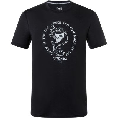 Supernatural M Juho S Finest Tee - Jet Black/vapor Grey - Miehet - M - Partioaitta