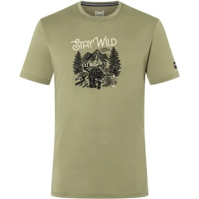 Supernatural M Better A Fish Than Me Tee - Aloe/black Ink/semolina - Miehet - M - Partioaitta, kuva 1 / 1