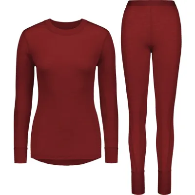 Svala Merino Basic 170 Set W - Karpalo - Naiset - S - Partioaitta