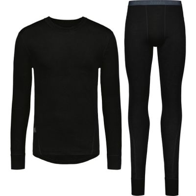 Svala Merino Basic 170 Set M - Musta - Miehet - XS - Partioaitta