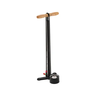 Lezyne Steel Floor Drive, 220 Psi - High-polish Black - Unisex - OneSize - Partioaitta