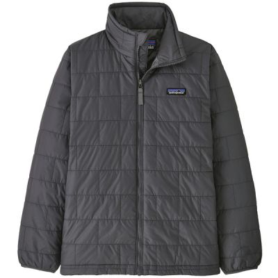 Talvitakki Patagonia K' S Nano Puff Brick Quilt Jkt - Forge Grey W/noble Grey - Lapset - M - Partioaitta