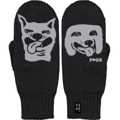 Moiko Dogz 1 Double Layer Mittens - Black - Unisex - L - Partioaitta