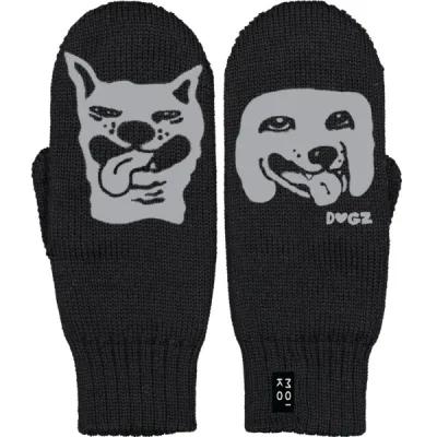 Moiko Dogz 1 Double Layer Mittens - Black - Unisex - M - Partioaitta, kuva 1 / 1