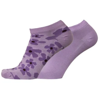 Sukkamestarit Merinovillasukat Sneaker 2-pack - Kukka Lavender - Unisex - 39-42 - Partioaitta, kuva 1 / 1