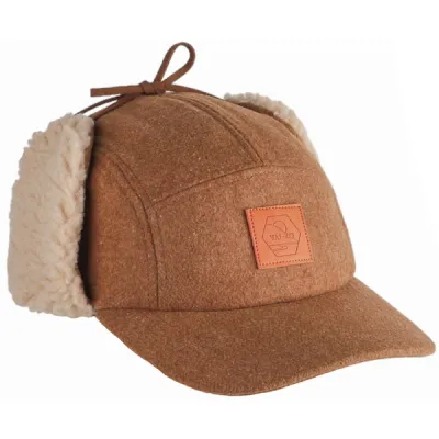 VAI-KO Kultakero Earflap Cap Teddy Pile 2023 - Amber Brown - Unisex - OneSize - Partioaitta, kuva 1 / 1