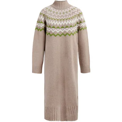 Barbour Chesil Knit Dress - Lt Trench - Naiset - 10 - Partioaitta, kuva 1 / 1