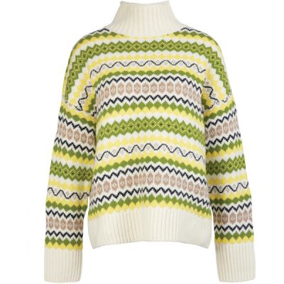 Barbour Holkham Knit - Multi - Naiset - 14 - Partioaitta