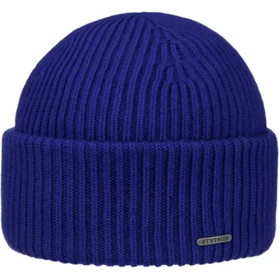 Stetson Beanie Merino - Royal Blue - Unisex - OneSize - Partioaitta, kuva 1 / 1