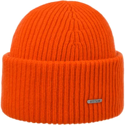 Stetson Beanie Merino - Orange - Unisex - OneSize - Partioaitta, kuva 1 / 1