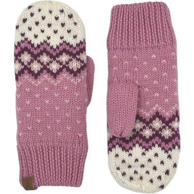 Hofler Iisa Fairisle Mitten - Candy Pink - Unisex - 7 - Partioaitta, kuva 1 / 1