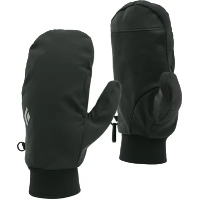 Black Diamond Midweight Softshell Mitts - Smoke - Unisex - L - Partioaitta, kuva 1 / 1