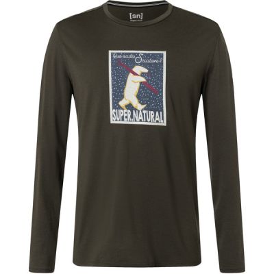 Supernatural M Skiatore Ls - Black Ink/various - Miehet - L - Partioaitta | Alk. 79,95 €