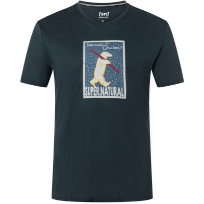 Supernatural M Sciatore Tee - Blueberry/various - Miehet - XL - Partioaitta