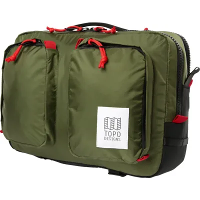 Topo Designs Global Briefcase - Olive - Unisex - OneSize - Partioaitta