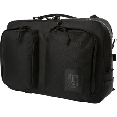 Topo Designs Global Briefcase - Black/black - Unisex - OneSize - Partioaitta