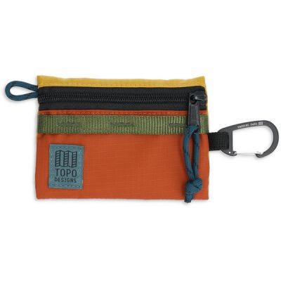 Topo Designs Accessory Bag Micro Mountain - Mustard/clay - Unisex - OneSize - Partioaitta