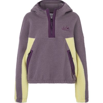 Marmot Wm' S Super Aros Fleece Hoody - Hazy Purple/wheat/purple Fig - Naiset - XS - Partioaitta