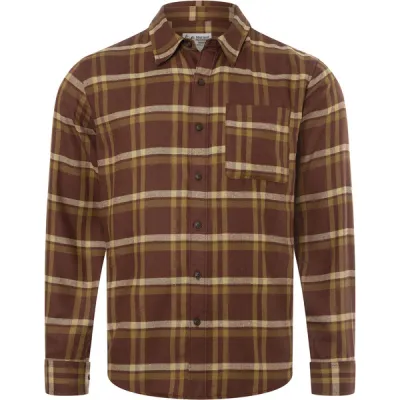 Marmot Fairfax Novelty Lightweight Flannel - Chocolate - Miehet - S - Partioaitta, kuva 1 / 1