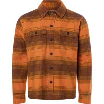 Marmot Incline Heavy Flannel Ls - Tangelo - Miehet - S - Partioaitta