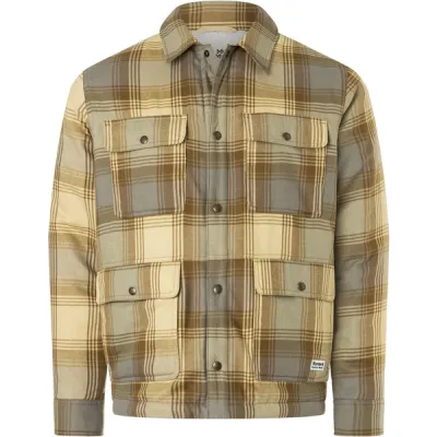 Marmot Ridgefield Sherpa Flannel Shirt Jacket - Light Oak - Miehet - M - Partioaitta, kuva 1 / 1